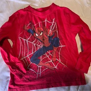 Disney Boys Long Sleeve cotton tee Spiderman